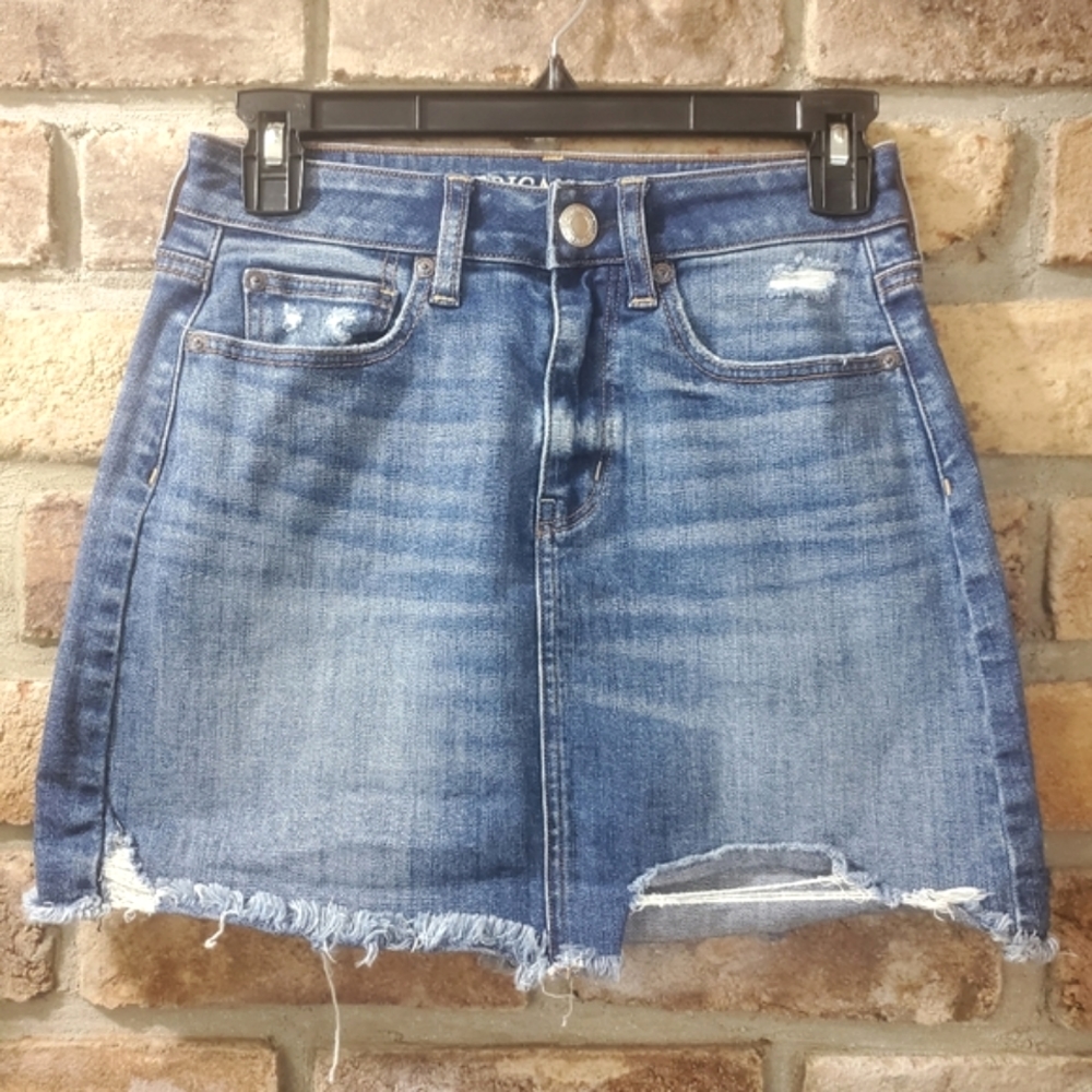 American Eagle Cut-off Skirt